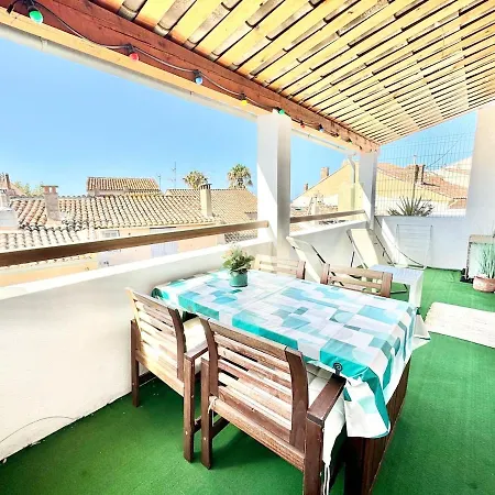 T2 Climatise Port De - Grande Terrasse Appartement
